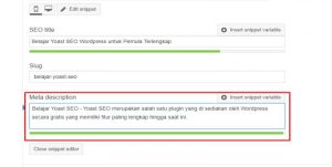 Belajar Yoast SEO 4