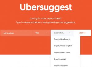 Cara Riset Keyword dengan Ubbersuggest