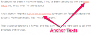 Pengertian Anchor Text terbaru